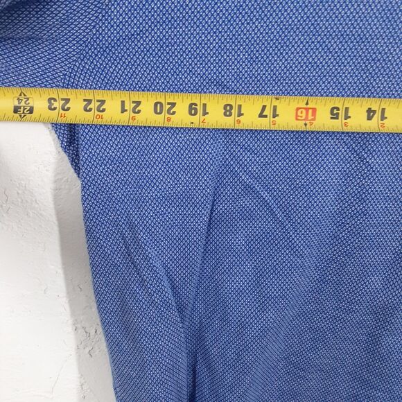 Polo Golf Ralph Lauren Adult Mens L Blue Short Sleeve Shirt 100% Pima Cotton - Picture 6 of 7